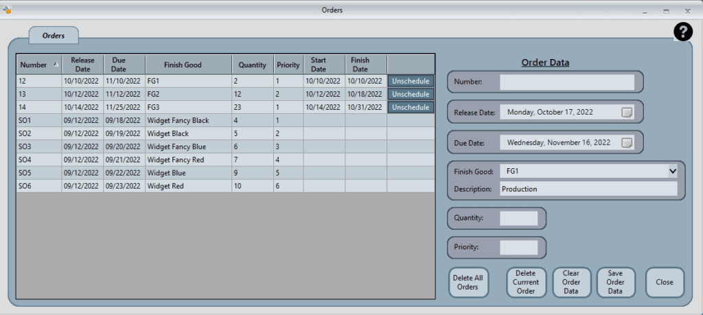 Order management system