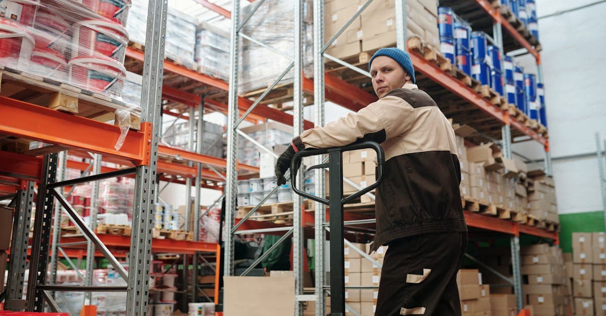 Procurement specialist managing purchase orders on a digital system with supplier delivery tracking dashboard